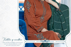 Ladies Flavour Aarohi Vol 8 Chinon Kurti With Pant & Bottom & Dupatta Collection Design 8001 to 8006 Series (4)