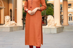 Ladies Flavour Forever Reyon Embroidery Kurti Design 1001 to 1007 11