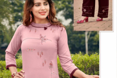 Ladies Flavour Ginni Vol 02 Rayon Kurtis With Plazzo Design 1001 to 1007 1