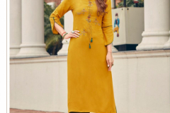 Ladies Flavour Ginni Vol 02 Rayon Kurtis With Plazzo Design 1001 to 1007 12