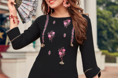 Ladies Flavour Ginni Vol 02 Rayon Kurtis With Plazzo Design 1001 to 1007 7