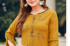 Ladies Flavour Ginni Vol 02 Rayon Kurtis With Plazzo Design 1001 to 1007 8