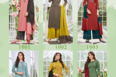 Ladies Flavour Ginni Vol 4 Viscose Kurti With Bottom & Dupatta Collection Design 1001 to 1006 Series (10)