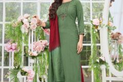 Ladies Flavour Ginni Vol 4 Viscose Kurti With Bottom & Dupatta Collection Design 1001 to 1006 Series (11)