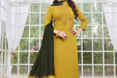 Ladies Flavour Ginni Vol 4 Viscose Kurti With Bottom & Dupatta Collection Design 1001 to 1006 Series (7)