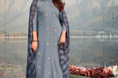 Ladies Flavour Gulmurg Rayona Kurtis With Plazzo Design 1001 to 1008 3