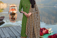 Ladies Flavour Gulmurg Rayona Kurtis With Plazzo Design 1001 to 1008 7