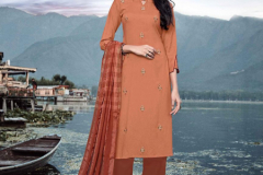 Ladies Flavour Gulmurg Rayona Kurtis With Plazzo Design 1001 to 1008 9