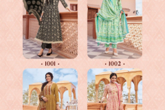Ladies Flavour Heritage Pure Cotton Print Kurti With Blottom & Dupatta Collection Design 1001 to 1004 Series (2)
