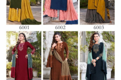 Ladies Flavour Ruhana Vol 5 Kurti With Bottom & Dupatta Design 6001 to 6006 Series (7)