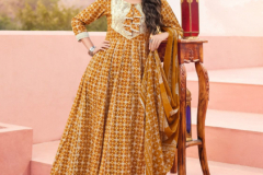 Ladies Flavour Sabhyata Pure Cotton Anarkali Grown With Dupatta Collection Design 1001 to 1004 Series (3)