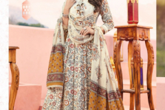 Ladies Flavour Sabhyata Pure Cotton Anarkali Grown With Dupatta Collection Design 1001 to 1004 Series (9)