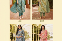 Ladies Flavour Vinee Modal Chanderi Print Kurti With Bottom & Dupatta Collection Design 4001 to 4004 Series (11)