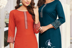 Ladies Flovour Serena Vol 7 Rayon With Embroidery Work Kurti Design 7001 to 7006 Series (1)