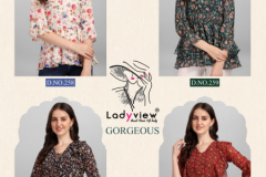 Ladyview Gorgeous Geogette Printed Tops Collection Design 258 to 261 Series (6)