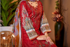 Levisha Chevron Nx Self Embroidery Lawn Cotton Pakistani Print Salwar Suits Collection Design 13 to 18 Series (1)