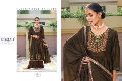 Lily & Lali Aafreen Silk Kurti With Bottom & Dupatta Collection Design 10601 to 10606 Series (13)