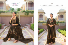 Lily & Lali Aafreen Silk Kurti With Bottom & Dupatta Collection Design 10601 to 10606 Series (15)
