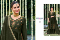 Lily & Lali Aafreen Silk Kurti With Bottom & Dupatta Collection Design 10601 to 10606 Series (5)