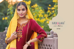 Lily & Lali Gulnaaz Designer Top with Bottom & Dupatta Collection Design 10701 to 10706 Series (23)