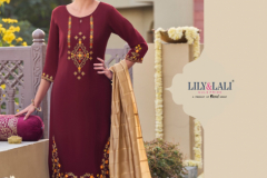 Lily & Lali Gulnaaz Designer Top with Bottom & Dupatta Collection Design 10701 to 10706 Series (8)