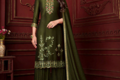 Lily & Lali Malang Silk Kurti With Sharara & Dupatta Collection Design 10191 to 10196 Series (10)