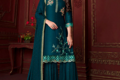 Lily & Lali Malang Silk Kurti With Sharara & Dupatta Collection Design 10191 to 10196 Series (3)