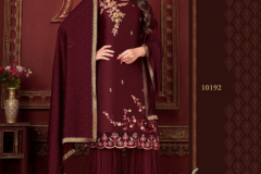 Lily & Lali Malang Silk Kurti With Sharara & Dupatta Collection Design 10191 to 10196 Series (4)