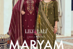 Lily & Lali Maryam Viscose Rayon Kurti With Bottom & Dupatta Collection Design 10801 to 10806 Series (1)