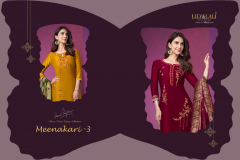 Lily & Lali Meenakari Vol 3 Bember Silk Kurti With Bottom & Dupatta Collection Design 12101 to 12108 Series (18)