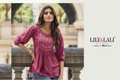 Lily & Lali Melody Vol 02 Viscose Rayon Pattern Fabrics Tops Collection Design 11601 to 11608 Series (25)