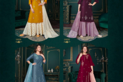 Lily & Lali Riwaaz 3 Kurti With Palazoo & Dupatta Collection Design 10091 to 10094 Series (15)