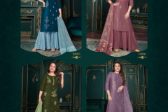 Lily & Lali Riwaaz 3 Kurti With Palazoo & Dupatta Collection Design 10091 to 10094 Series (16)