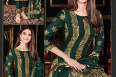 Lily & Lali Silk Kari Kurti With Bottom & Dupatta Design 8021 to 8028 Series (16)
