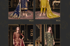 Lily & Lali Silk Kari Kurti With Bottom & Dupatta Design 8021 to 8028 Series (4)
