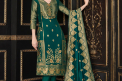 Lily & Lali Silk Kari Kurti With Bottom & Dupatta Design 8021 to 8028 Series (8)