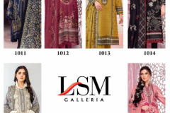 LSM Galleria Parian Dream Heavy Luxury Lawn Collection Vol 02 Pakistani Suits Design 1011 to 1016 Series (14)