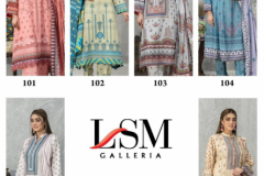 LSM Galleria Sana Samia Luxury Lawn Print Collection Design 101 to 106 Series (7)
