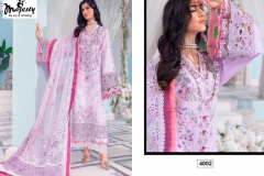 Majesty Cheveron Lawn Vol 02 Pure Cotton Pakistani Salwar Suits Collection Design 4001 to 4005 Series (5)
