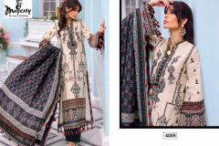 Majesty Cheveron Lawn Vol 02 Pure Cotton Pakistani Salwar Suits Collection Design 4001 to 4005 Series (6)