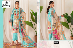 Majesty Cheveron Lawn Vol 08 Pure Cotton Pakistani Suits Collection Design 8001 to 8006 Series (3)