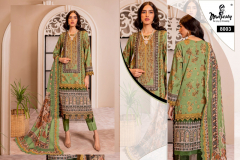 Majesty Cheveron Lawn Vol 08 Pure Cotton Pakistani Suits Collection Design 8001 to 8006 Series (5)