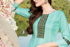 Manas Fab Hirwa Vol 02 Reyon With Embroidery Design 9009 to 9014 8