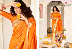 Manjubaa Madhushala Paithani Banarasi Silk Saree Design 6901 to 6908 (3)