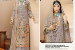 Maryams Georgette With Embroidery Work Pakistani Collection Design 103E to 103H Series (1)
