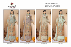 Maryams Georgette With Embroidery Work Pakistani Collection Design 103E to 103H Series (5)