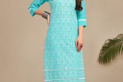 Matsya Freya Vol 02 Reyon Cotton With Schiffli Work Kurti With Pant Design 201 to 205 Series (2)