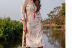 Mayree India Breezy Rayon With Hand Work Kurti Collection Design 001 to 010 Series (10)
