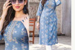 Mayrie India Fashion Blush Pure Capsule Printed Kurti Collection Deisgn 101 to 110 Series (12)