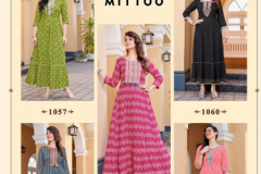 Mitton Bindi Vol 02 Rayon Print Long Style Kurti Collection Design 1057 to 1061 Series (7)